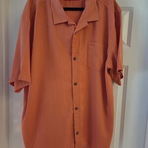 Tommy Bahama Men's Coral Button Down Shirt